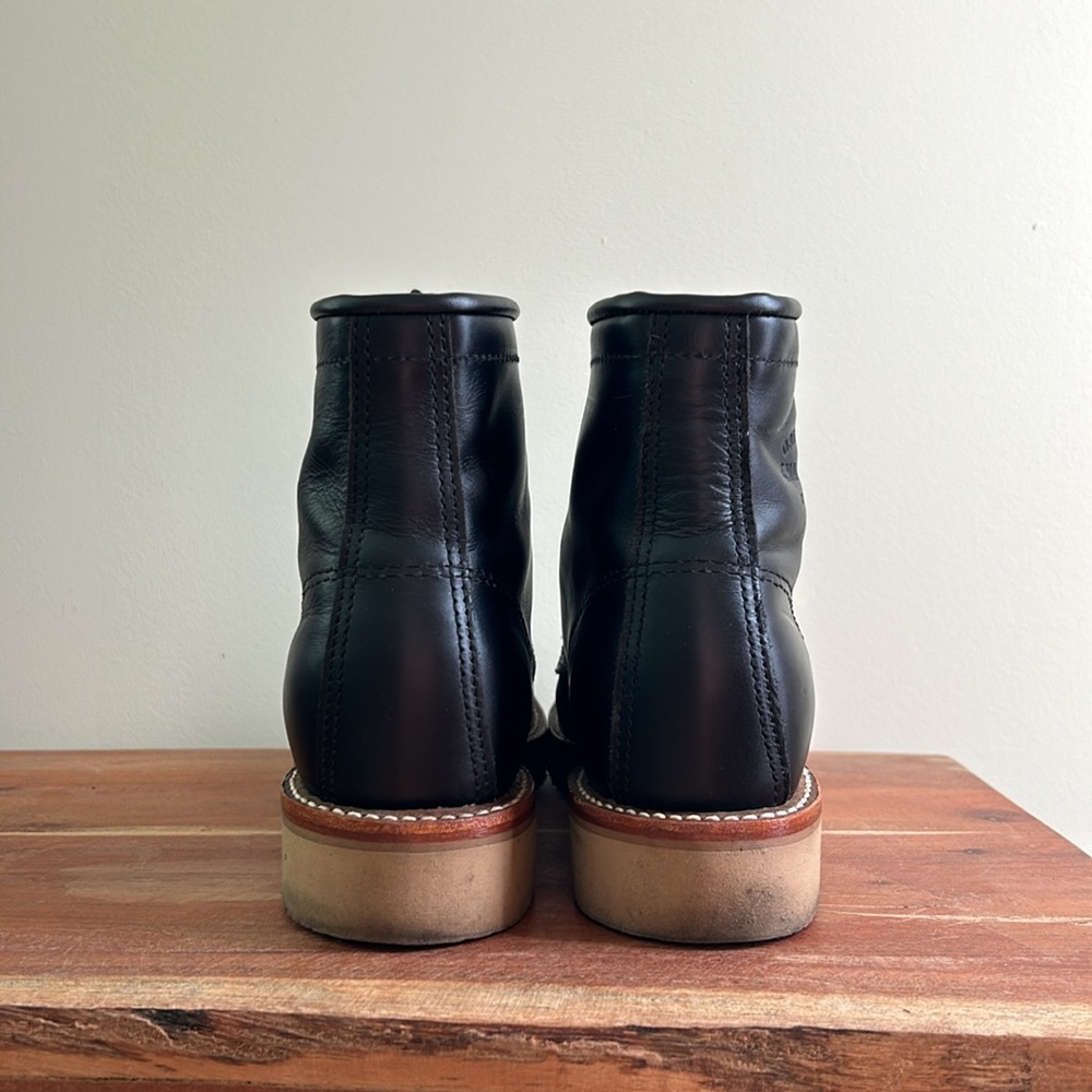Chippewa 6” Keota Service Boots Black Leather (like new condition) wmns size 8 - Picture 5 of 7